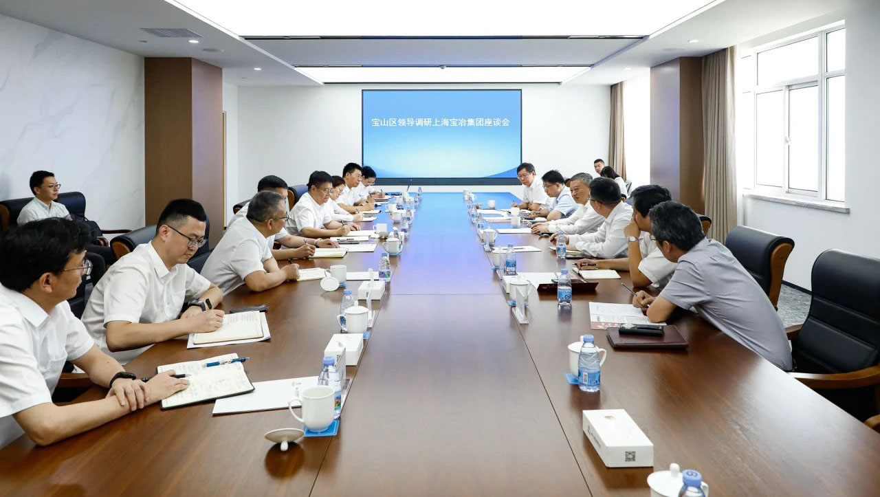寶山區(qū)委書(shū)記李晨昊一行調(diào)研上海寶冶